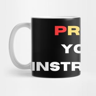 Proud yoga instructor Mug